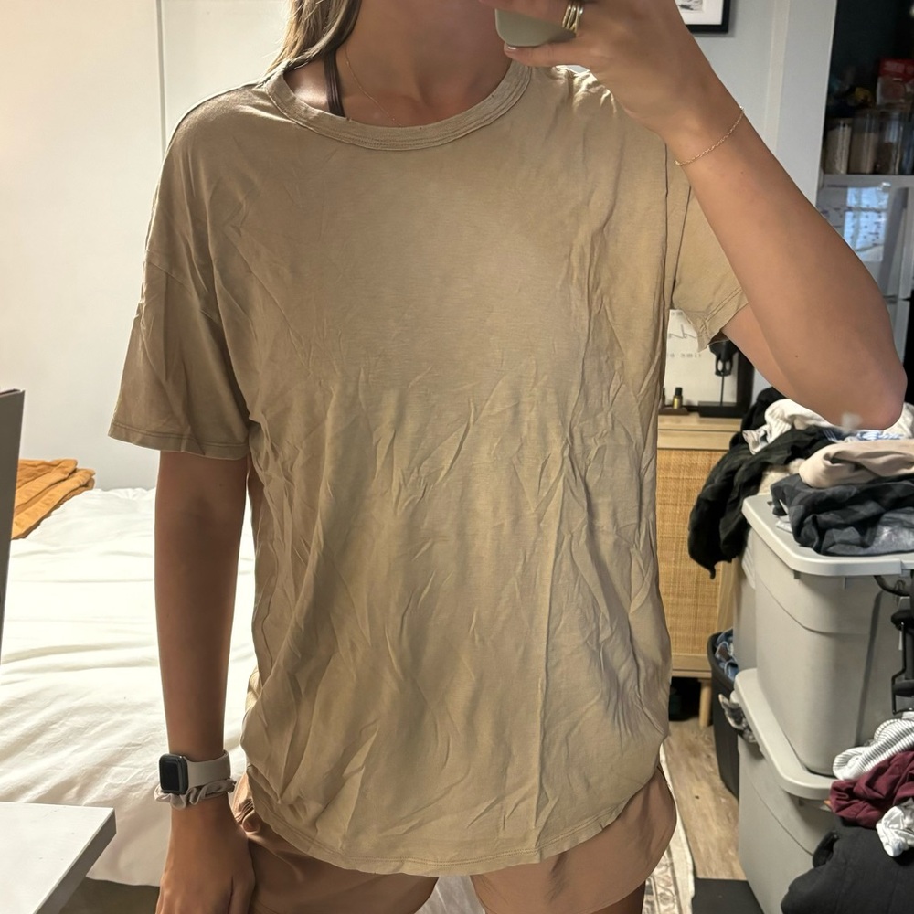 Aerie | Tan Basic Tshirt | Women’s Size S